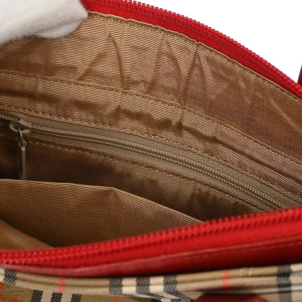 Burberry Beige House Check Tote Handbag - Picture 9 of 11